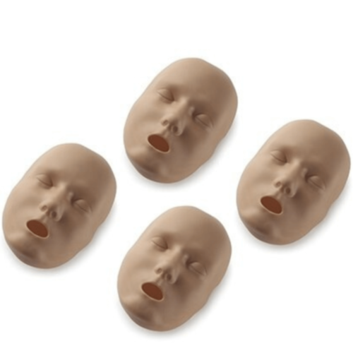 Prestan Peau de visage pour mannequin professionnel enfant peau claire (Pack de 4)